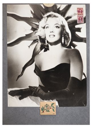 Stampa Marilyn Monroe con applicato calendario 1952, 1952