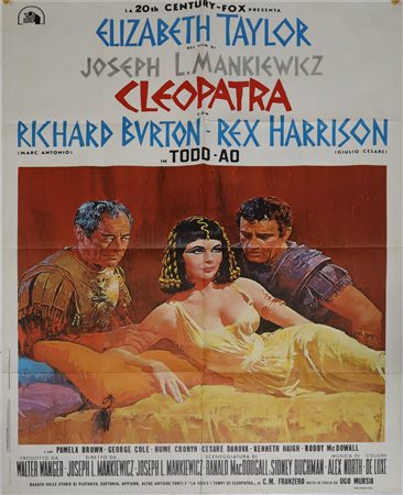 Averardo Ciriello - Manifesto cinema due fogli '''Cleopatra'', 1969