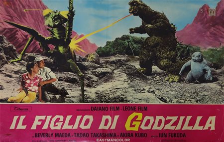 Fotobusta ''Il figlio di Gozilla'', 1969