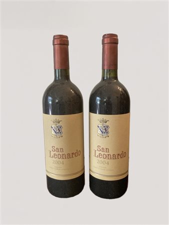  
Lotto di due bottiglie di San Leonardo 2004
 