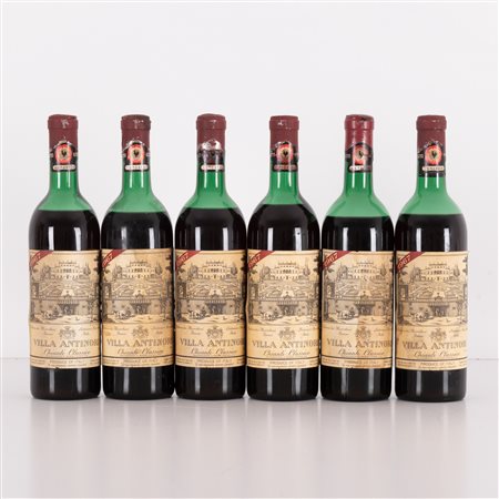  
Lotto di 6 bottiglie Chianti Villa Antinori 1967
 