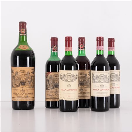  
Lotto di 6 bottiglie Chianti Villa Antinori 
 