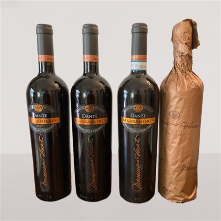  
Lotto di quattro bottiglie di Dante Marramiero 2010
 