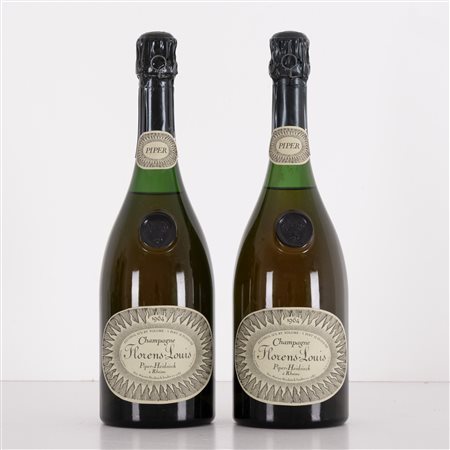  
Lotto di 2 bottiglie Champagne Piper - Heidsieck Florens Louis 1964
 
