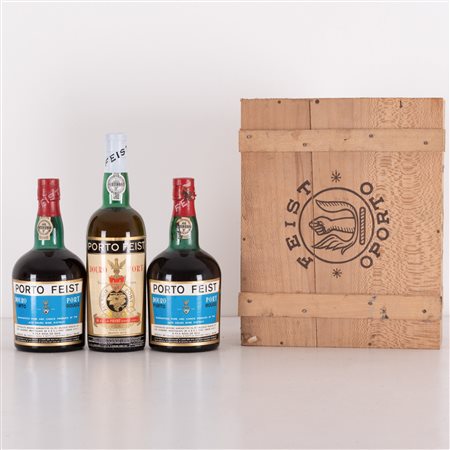  
Lotto di 3 bottiglie Porto Feist 
 