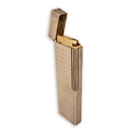 Accendino da tavolo in argento "Dupont"