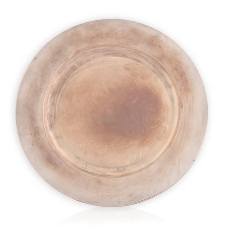 Sottopiatto tondo in argento 