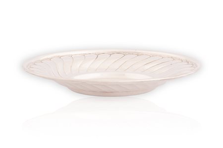 Piattino in argento con particolare cesellatura