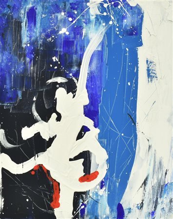 Raffaele Dragani ATTENTI AL RAGNO olio, acrilico e gesso su tela, cm 40x50...