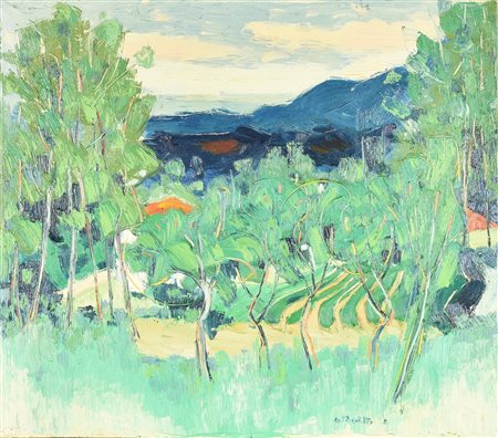 Alberico Verzoletto SENZA TITOLO olio su tela, cm 61x70,5 firma e data...