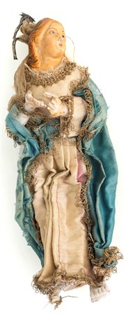Virgin Mary blue cloak altezza cm 23