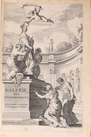 Pierre Le Moyne. La Galerie des femmes fortes In Folio. Frontespizio...