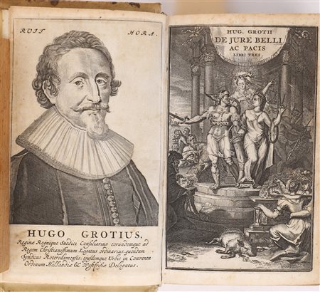 Hugonis Grotii (Grozio Ugo), De Jure belli ac pacis libri tres. In quibus Jus...