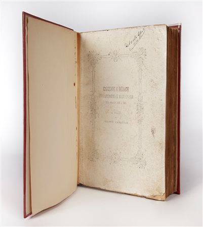 Giosuè Carducci (a cura di). Cantilene e Ballate, Strambotti e Madrigali nei...