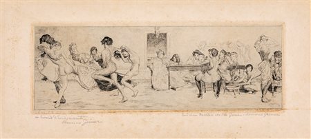 DIE HEXENSCHULE La scuola delle streghe L'impressione cm 14x39. Proveniente...