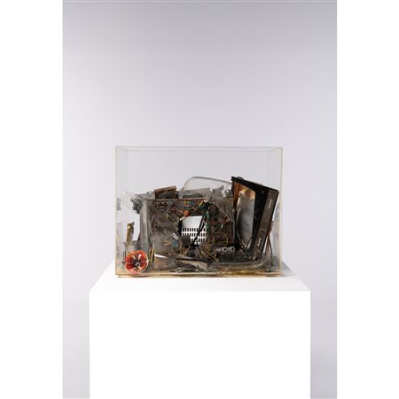 Arman (Armand Fernandez dit) (1928-2005) Untitled, (Colère de télévision, n°7), 1976                                                   