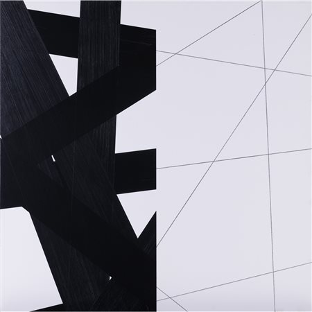 François Morellet (1926-2016) Strip-teasing n°7, 2005                                                                                  