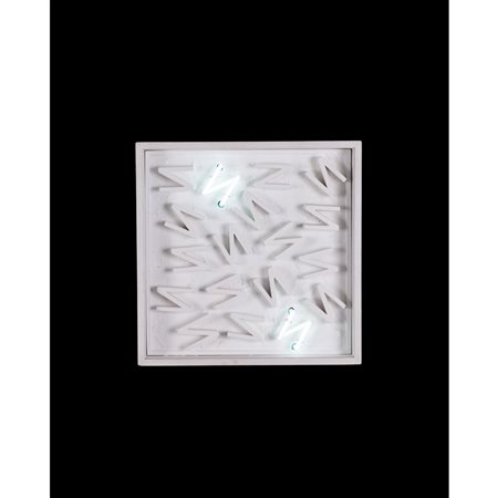 Chryssa (Chrýssa Vardéa-Mavromicháli) (1933-2013) Mixed White Ns with Neon, 1974                                                       