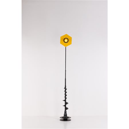 Takis (Panayótis Vassilákis) (1925-2019) Signal lumineux, Vis d'Archimède, 1985                                                        