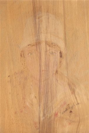 Pio Semeghini "Ritratto di ragazzo" 
olio magro su compensato (cm 30x20)
Firmato
