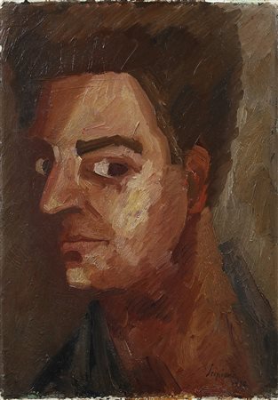 SCIPIONE (GINO BONICHI) (1904 - 1933) - Ritratto ideale di Mazzacurati.