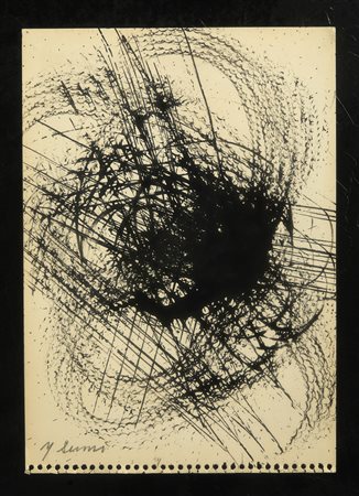 SUMI YASUO (n. 1925) - Early gutai work sketch 03.