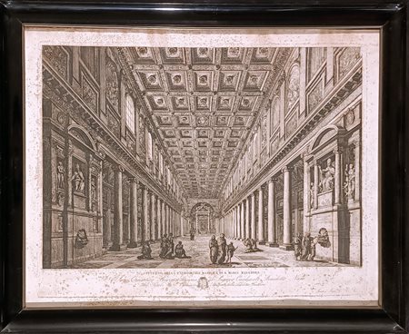 SARTI ANTONIO Budrio (Bologna) 1797 Interno della patriarcale basilica di S....