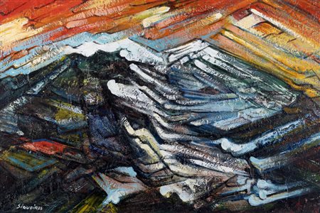 David Alfaro Siqueiros (Camargo 1896-Cuernavaca 1974)  - Montagne