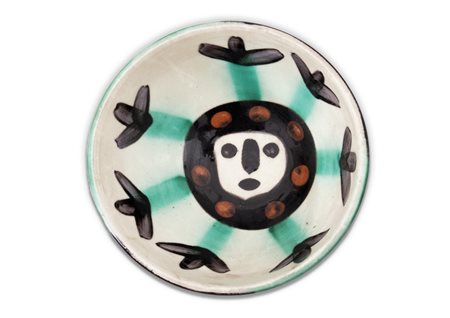 Pablo Picasso (Malaga 1881-Mougins 1973)  - Visage, 1955