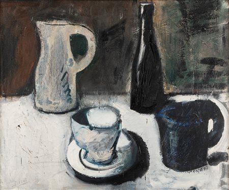 Mario Sironi (Sassari 1885-Milano 1961)  - Natura morta, 1932