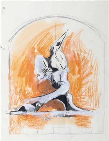 Graham Sutherland (Londra  1903-1980)  - Studio per Hybrid, 1973