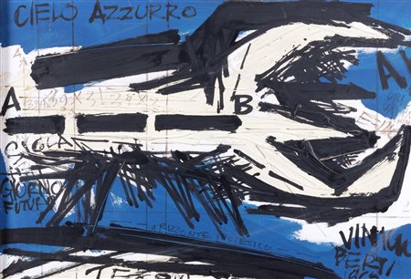 Vinicio Berti (Firenze 1921-Firenze 1991)  - Cielo azzurro, 1967