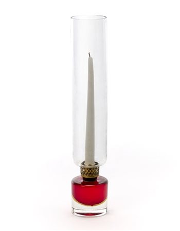 Paolo Venini Lampada da tavolo per candela modello n. 2778 della serie "Petrolin