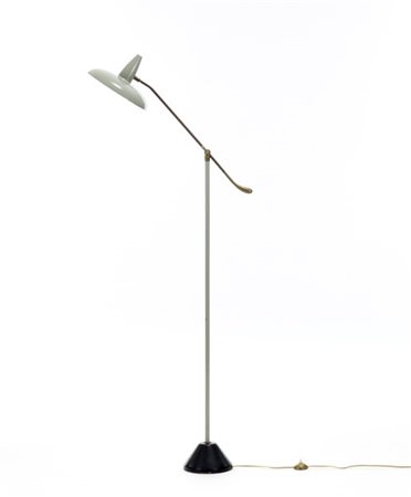 Lumen Lampada da terra orientabile modello "A 14". Italia, anni '50. Struttura i