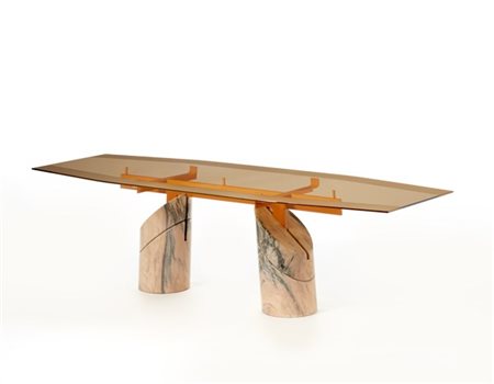 Giovanni Offredi Tavolo modello "Aeris". Produzione Saporiti, Italia, anni '70.