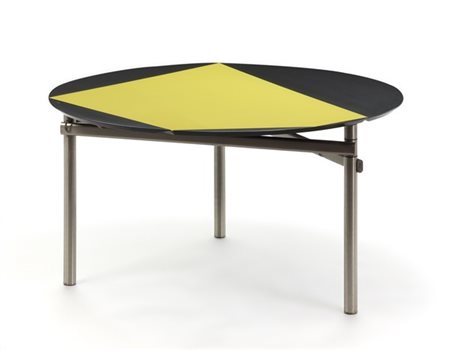 GETULIO ALVIANI Tavolo da pranzo della collezione ABV. Produzione Tecno, Varedo,