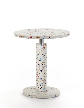 Shiro Kuramata Tavolino d'appoggio modello "Kyoto". Produzione Memphis, Italia,