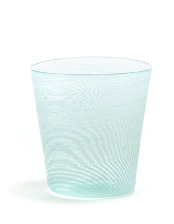 Carlo Scarpa Vaso a secchiello della serie "Mezza filigrana". Esecuzione Venini,
