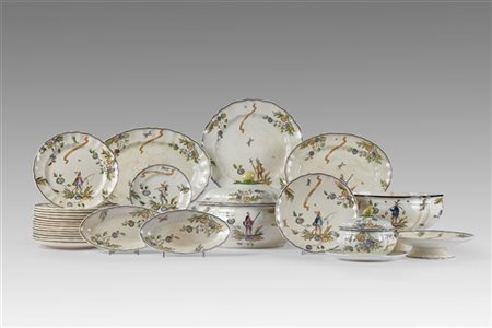 Gio Ponti Servizio da tavola della serie "Ermione". Manifattura Richard-Ginori S