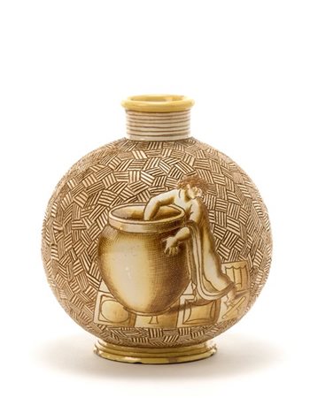 Gio Ponti "Il putto con il vaso"
Vaso sferico con collo cilindrico. Manifattura