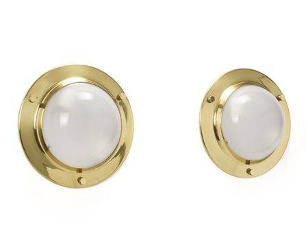 Luigi Caccia Dominioni Coppia di plafoniere-appliques modello "LSP6 Tommy". Prod