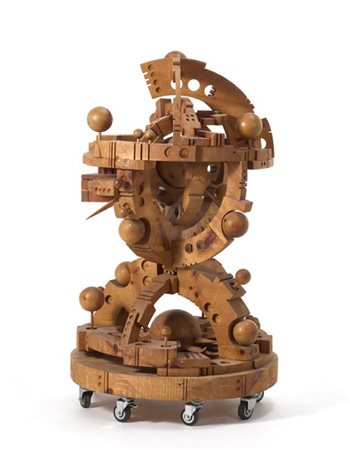 Ferdinando Codognotto "Sfera armillare"
Scultura in legno di cirmolo massello. R