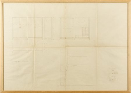 Ico Parisi (1916-1996) e Luisa Parisi (1914-1990) Due disegni esecutivi per un a