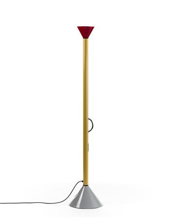 ETTORE SOTTSASS Lampada da terra modello "Callimaco". Produzione Artemide, Milan