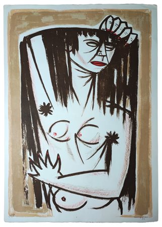 Giuseppe Migneco - Nudo di donna, 1964