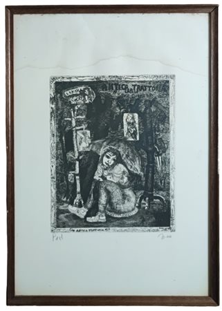 Tono Zancanaro - Lotto di 2 incisioni