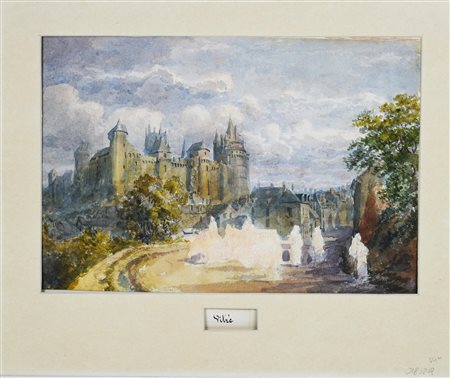 Scuola Francese della fine del XIX-inizi XX secolo CASTELLO DI VITRE'...