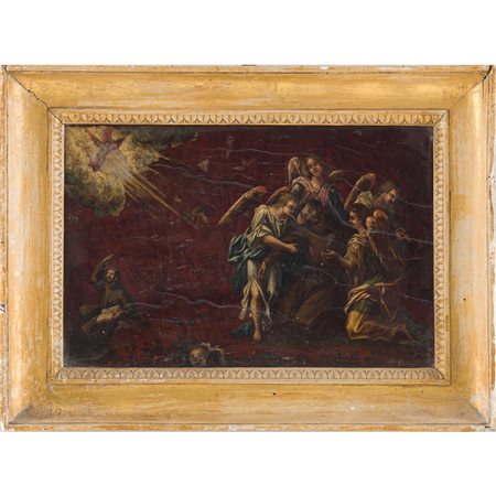 SCUOLA EMILIANA DEL XVII SECOLO, Olio su tavola