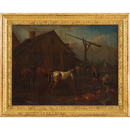 MICHELANGELO CERQUOZZI (Attr.le), Olio su tela