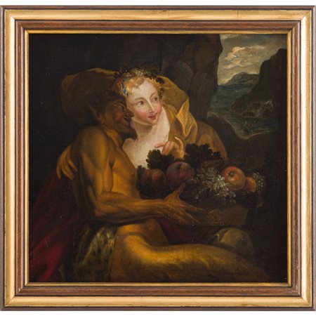 SCUOLA FIAMMINGA DEL XVII SECOLO, Olio su tela